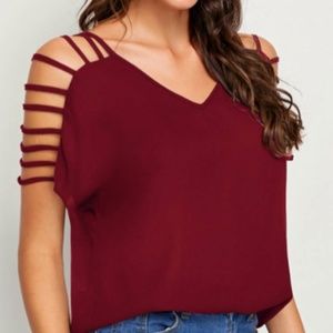 Shein Red Top